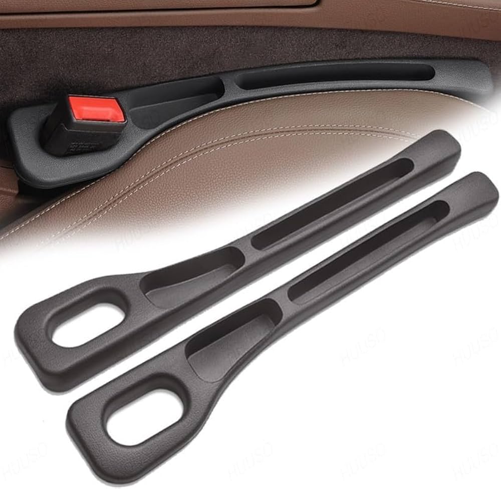 Luxeroad™ Car Seat Gap Filler (2-Pack) – Phone, Keys & Wallet Holder