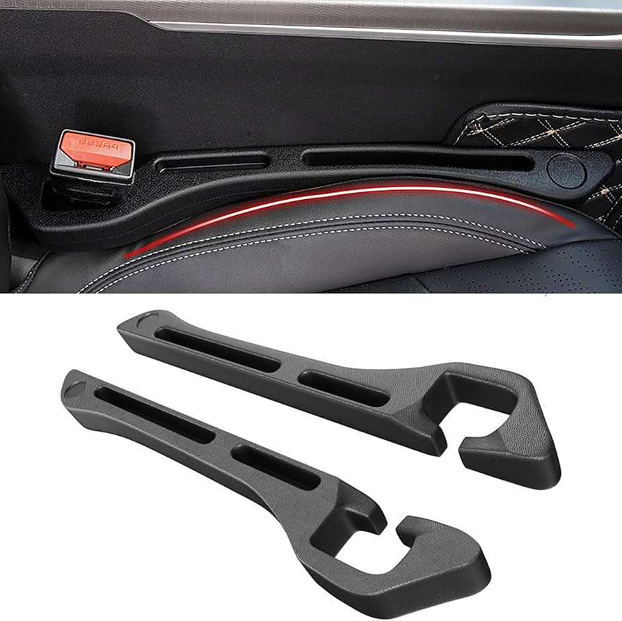 Luxeroad™ Car Seat Gap Filler (2-Pack) – Phone, Keys & Wallet Holder